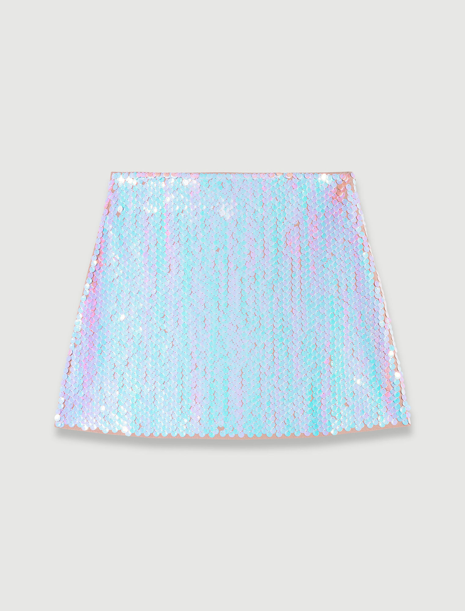 Gonna in maglia glitterata