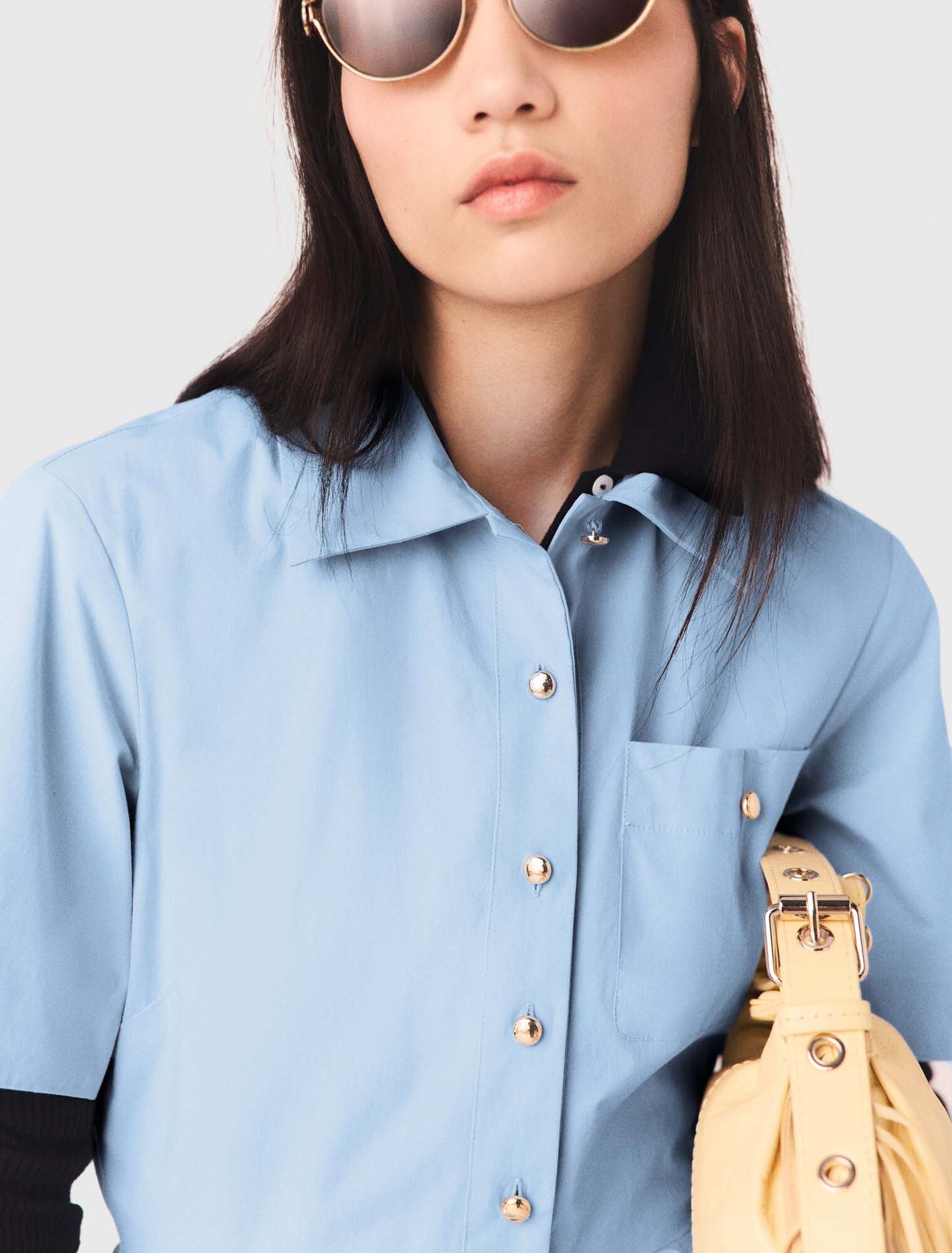 Abito a camicia svasato