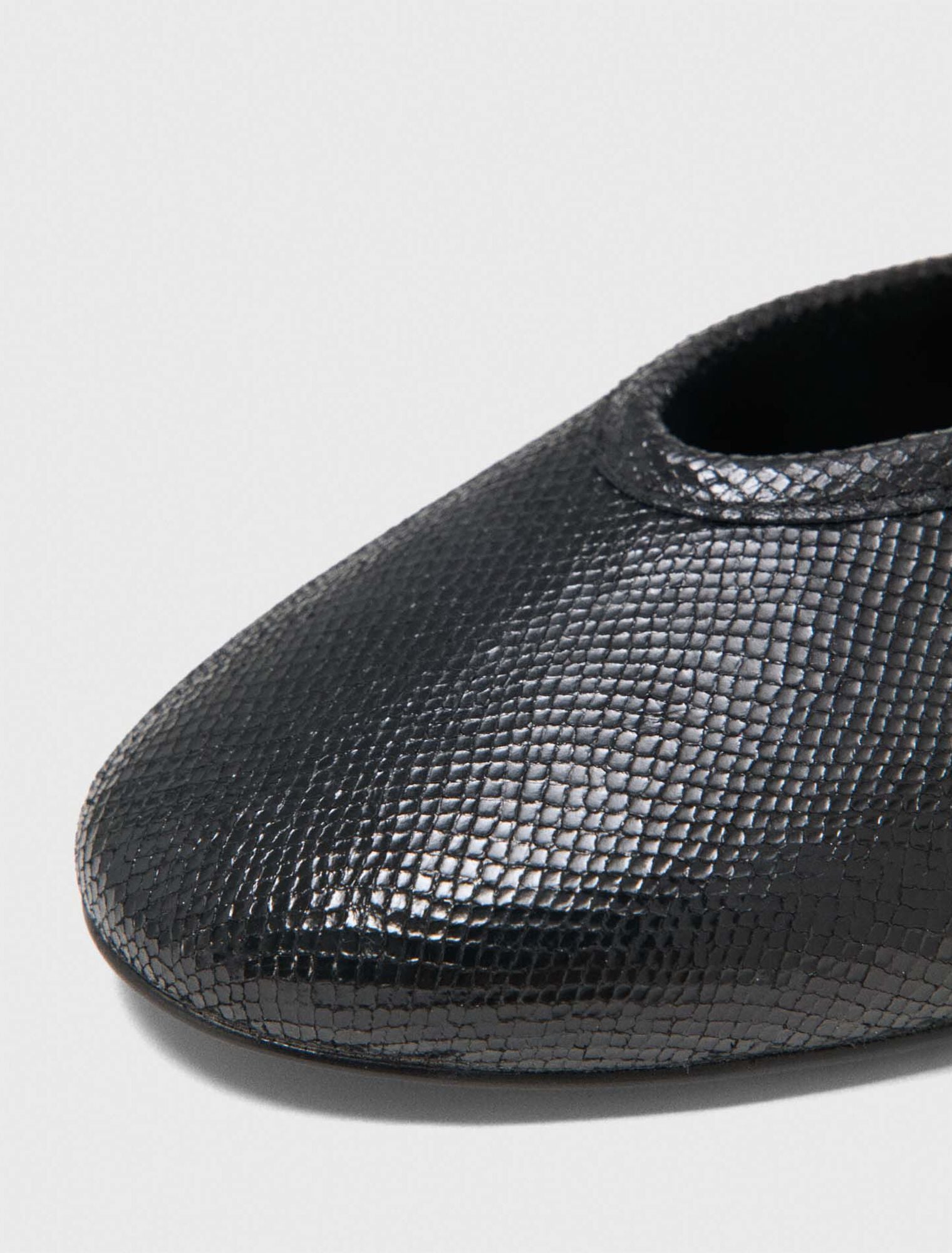 Ballerine in pelle goffrata