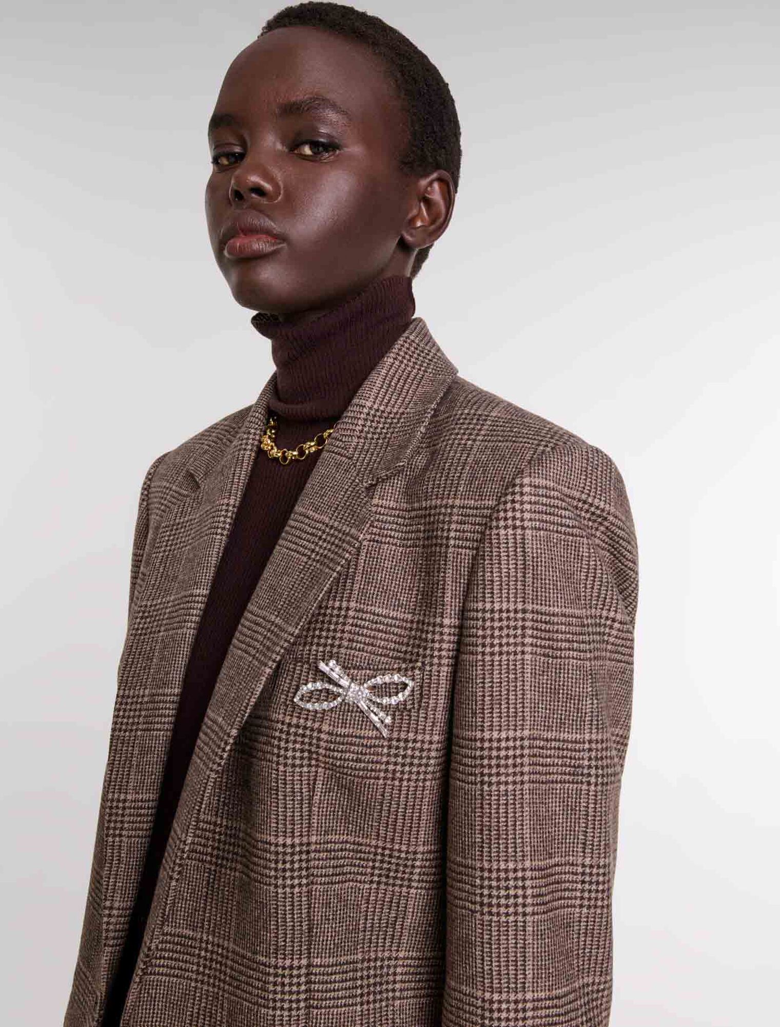 Giacca da tailleur a quadri