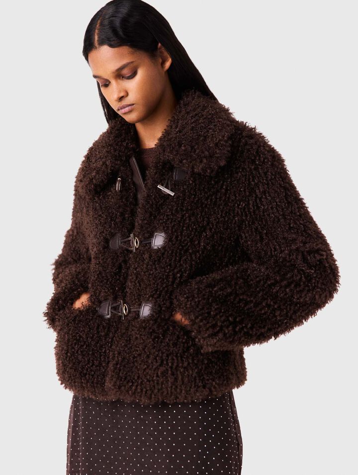 Cappotto corto in spugna