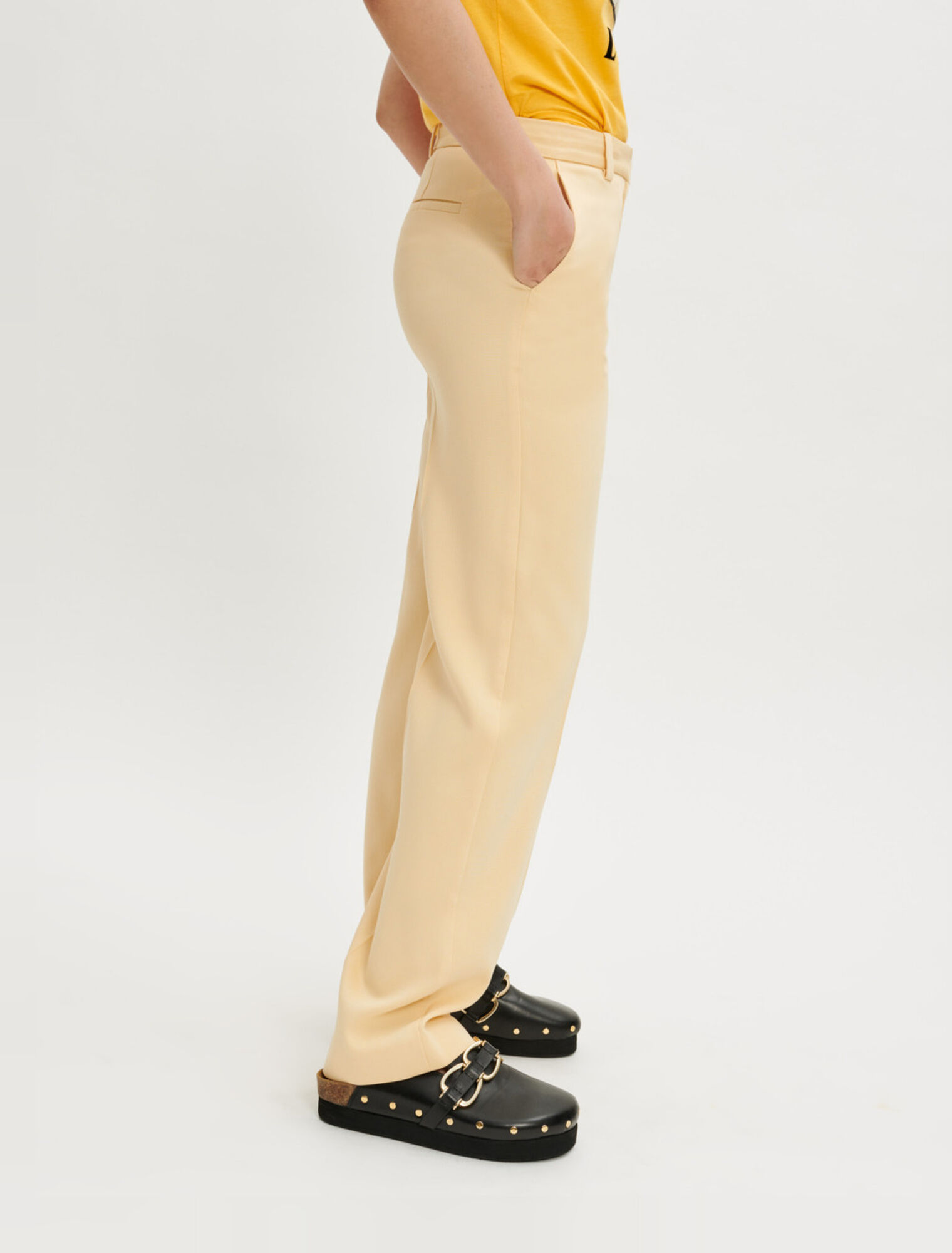 Pantaloni sartoriali a gamba dritta