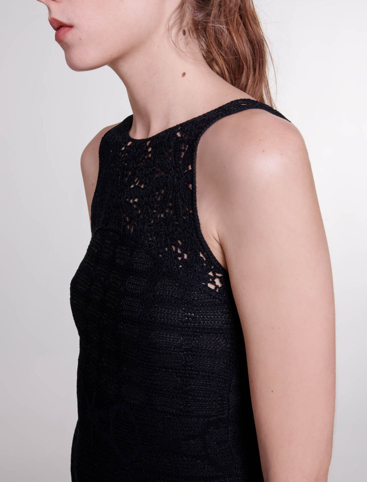 Abito lungo in crochet