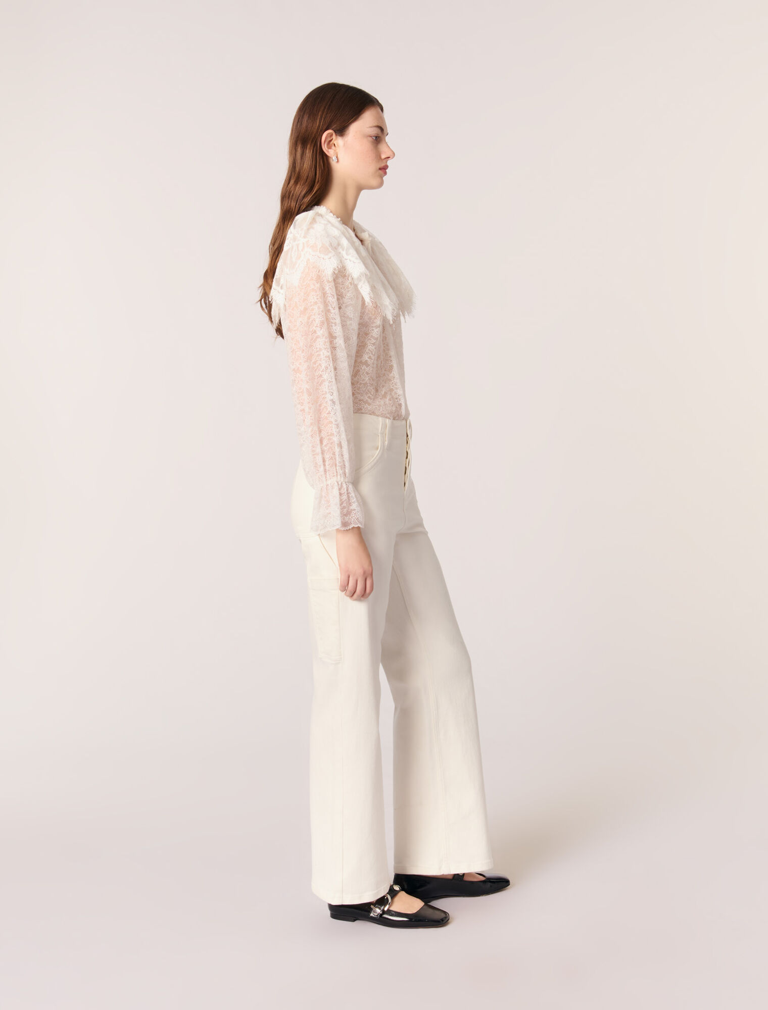 Jeans con taglio carpenter