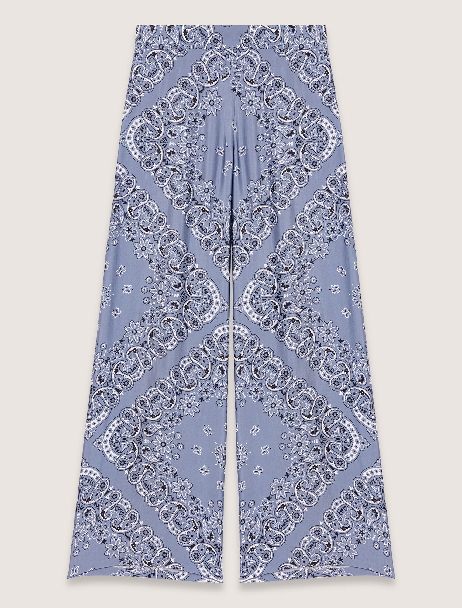 Pantaloni fluidi con stampa