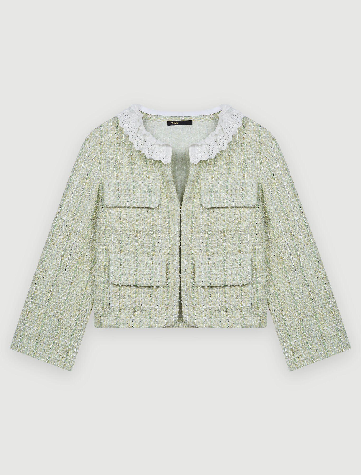 Giacca in tweed con lucentezza