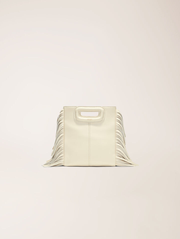 Borsa M in pelle con borchie
