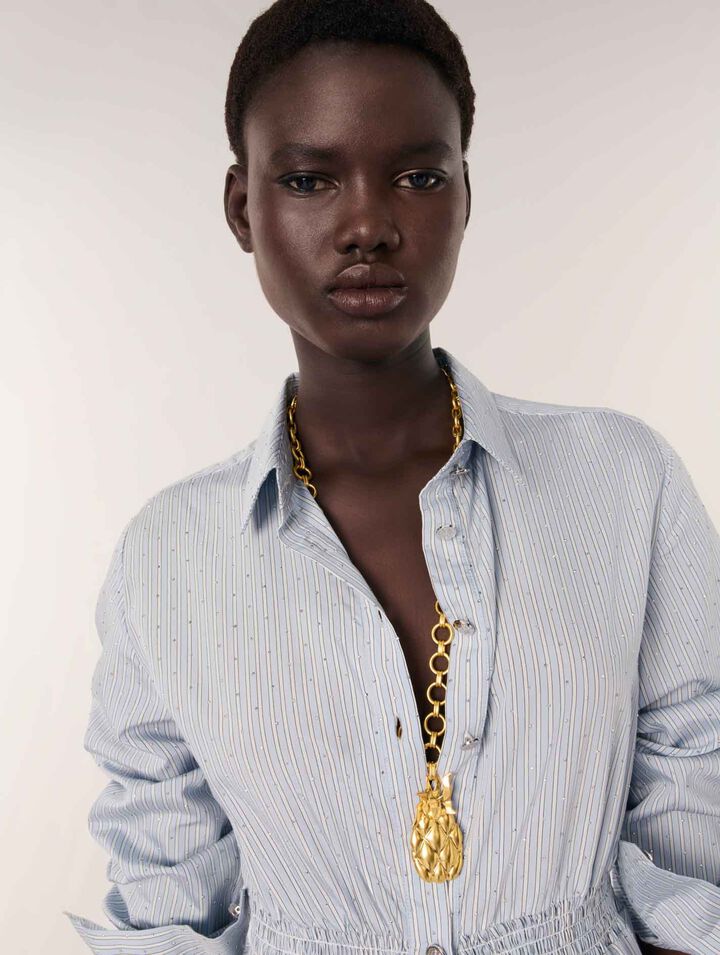 Collana lunga ananas