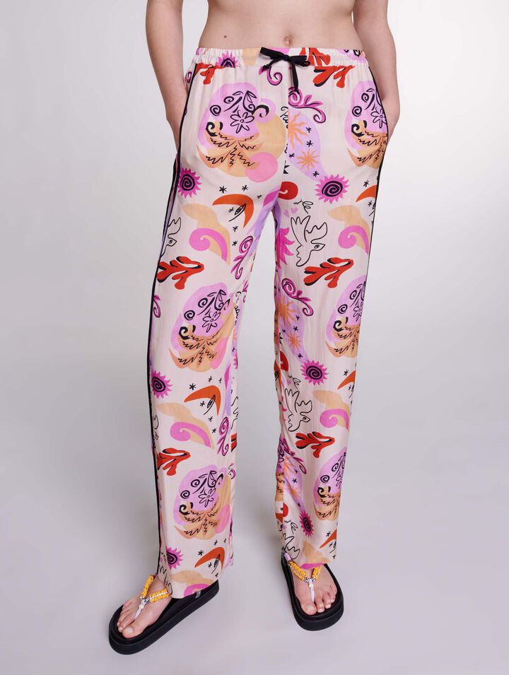 Pantaloni in seta