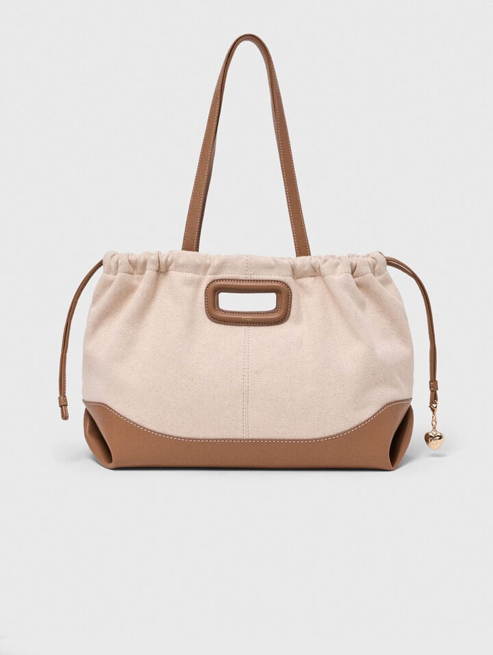 Tote bag Milpli misto tela e pelle
