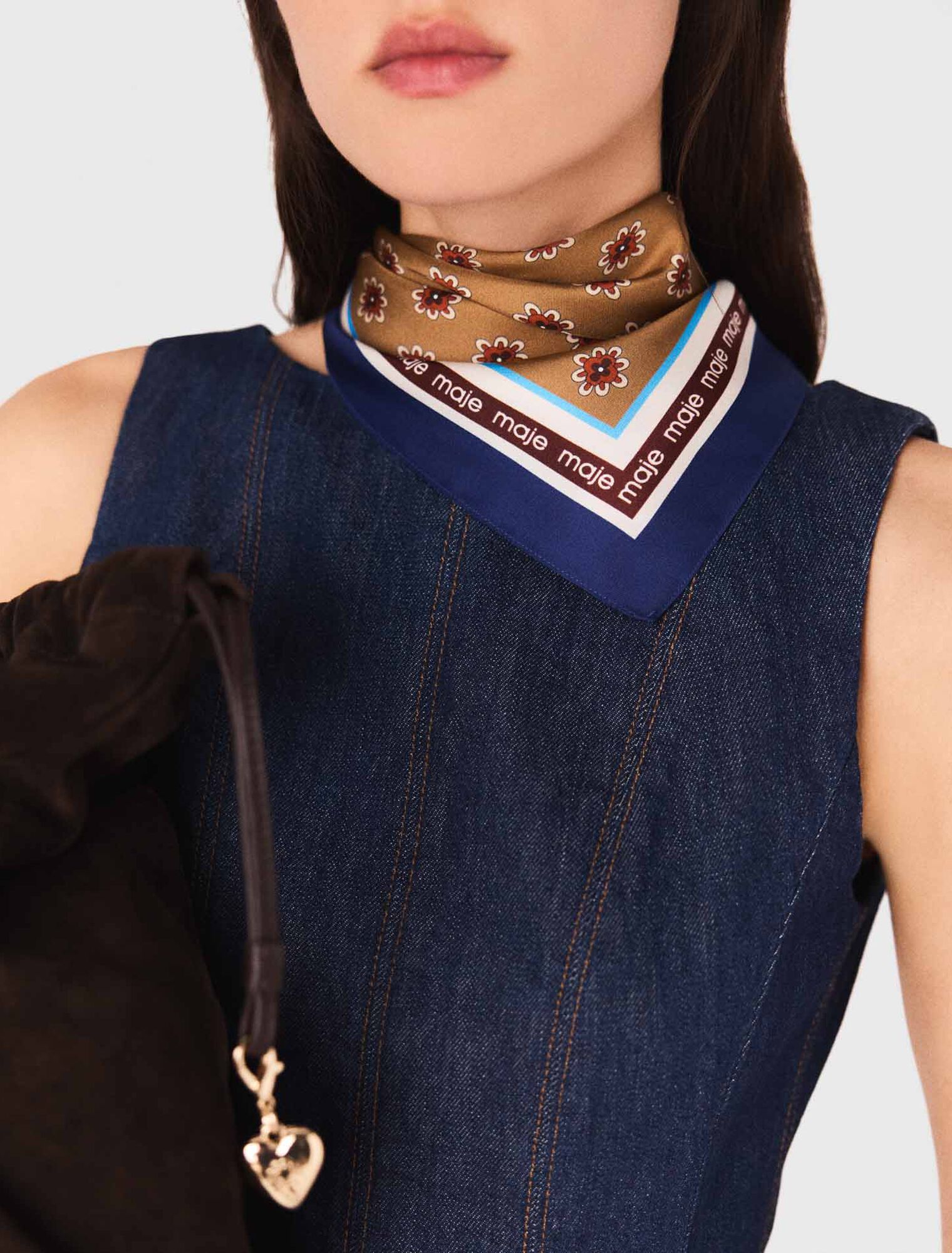 Bandana con stampa floreale