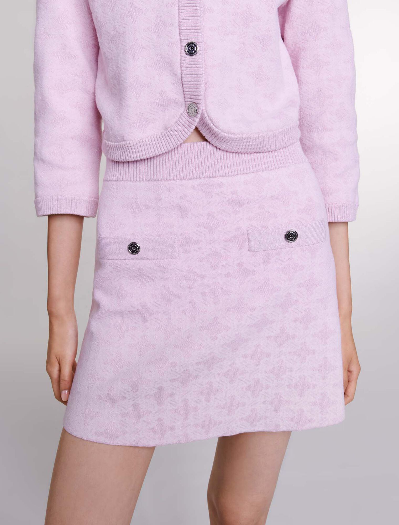 Gonna in maglia jacquard