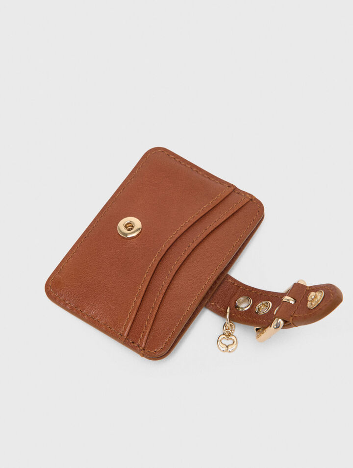 Portacarte Miss M in pelle liscia