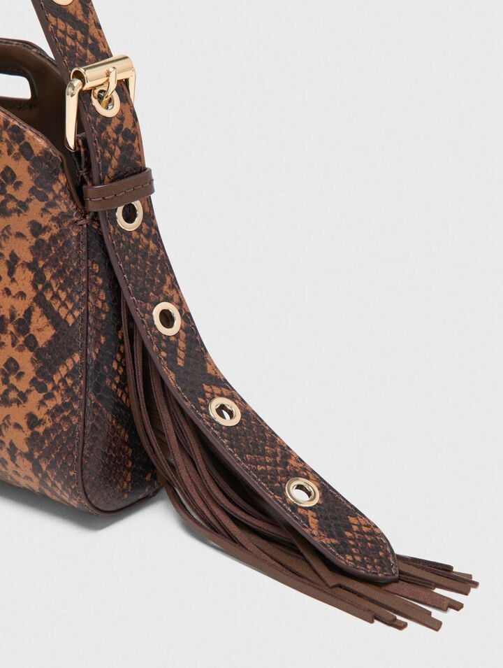 Borsa Miss M Mini in pelle goffrata
