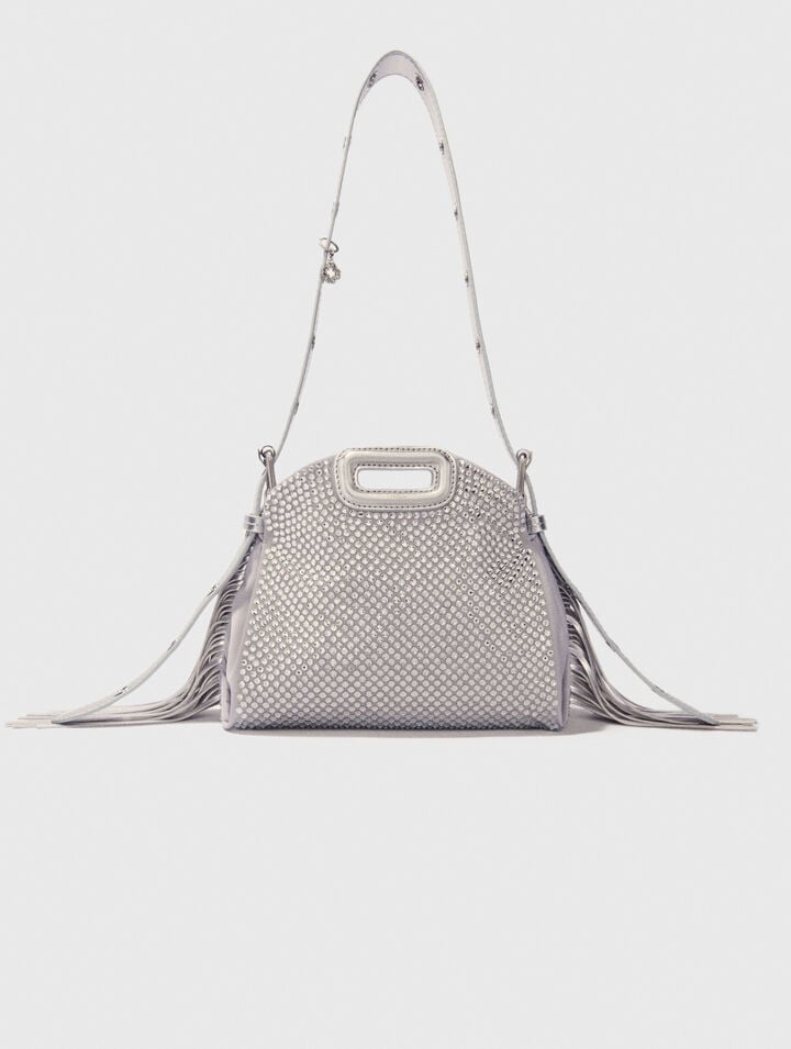 Borsa Miss M Mini metal con strass