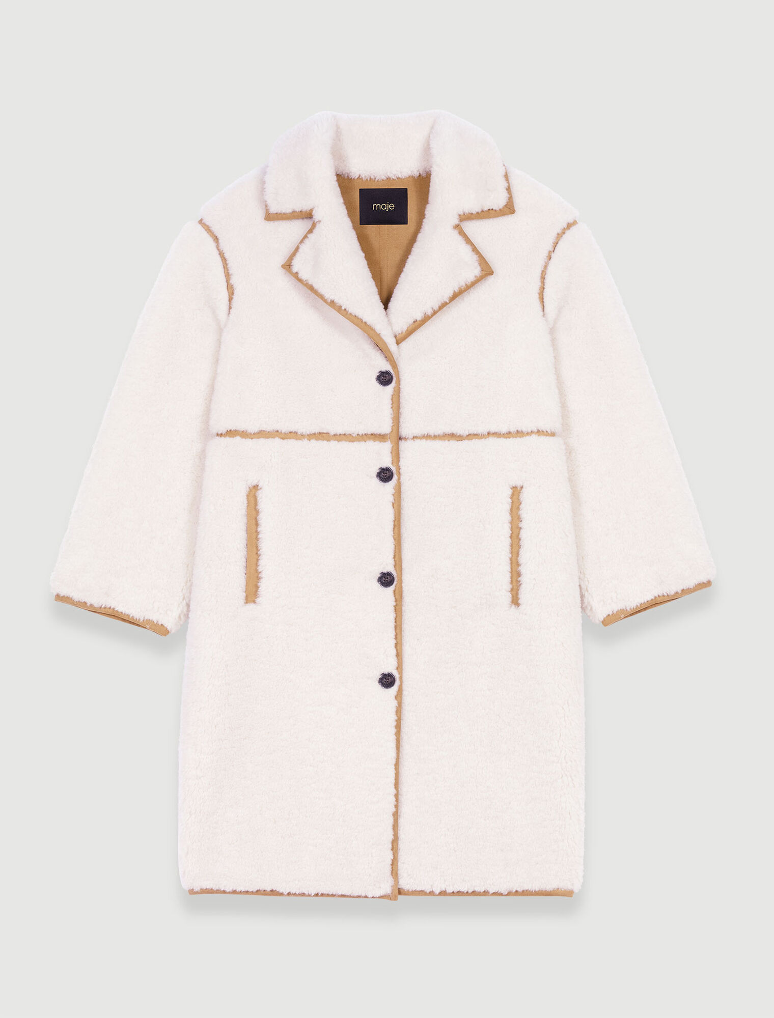 Cappotto lungo patchwork