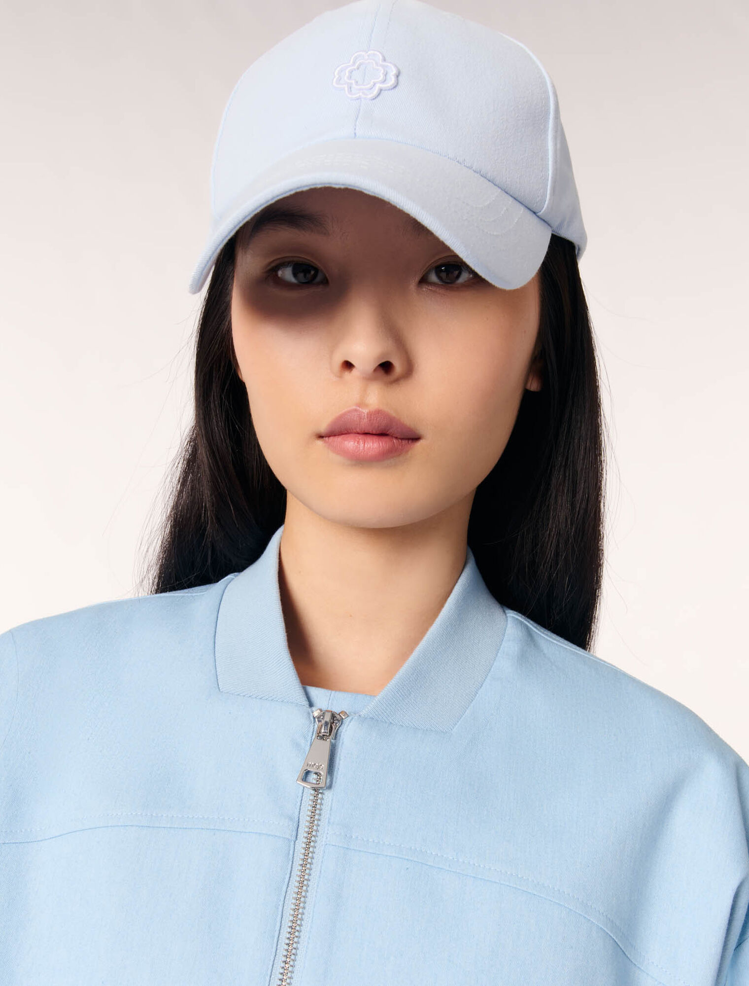 Giubbotto bomber corto in denim
