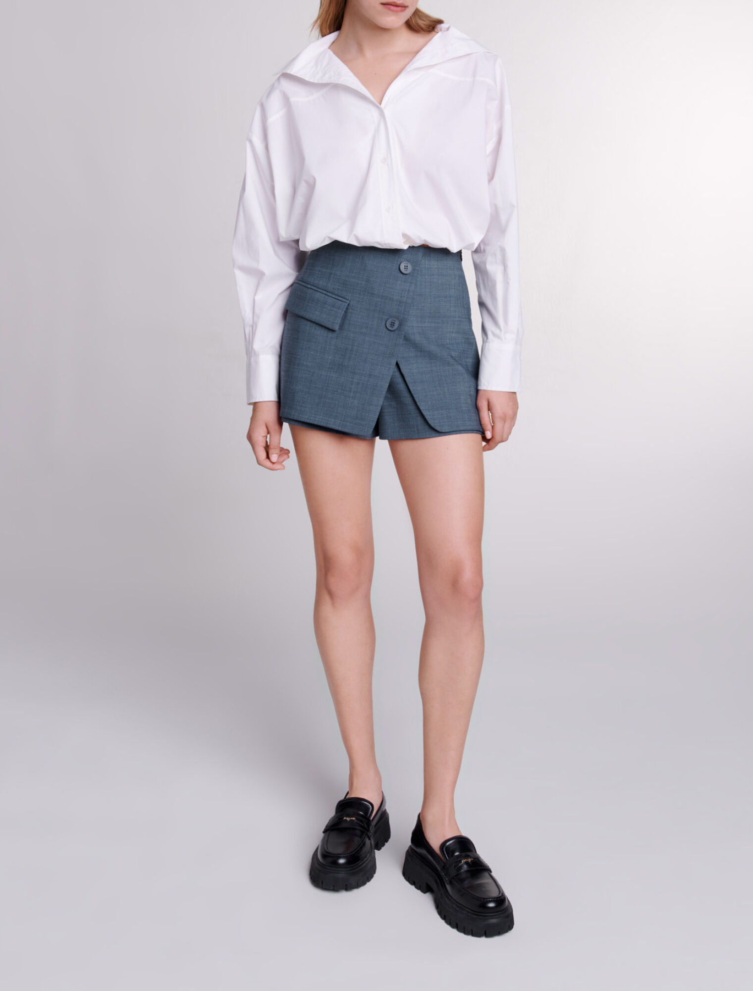 Shorts trompe l'œil