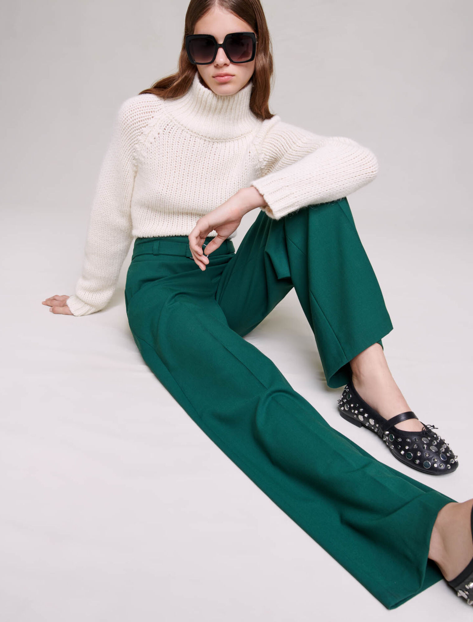 Pantaloni sartoriali larghi