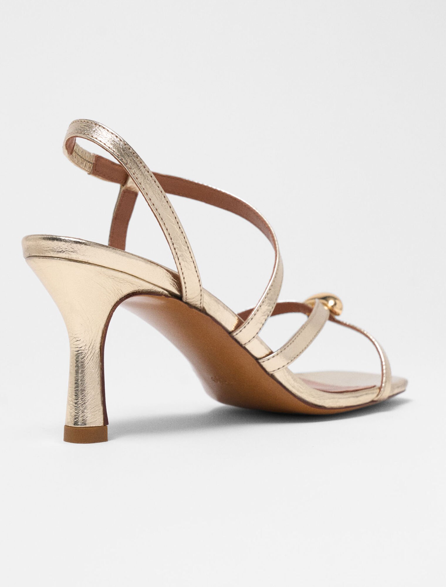 Sandali multilistini metallizzati