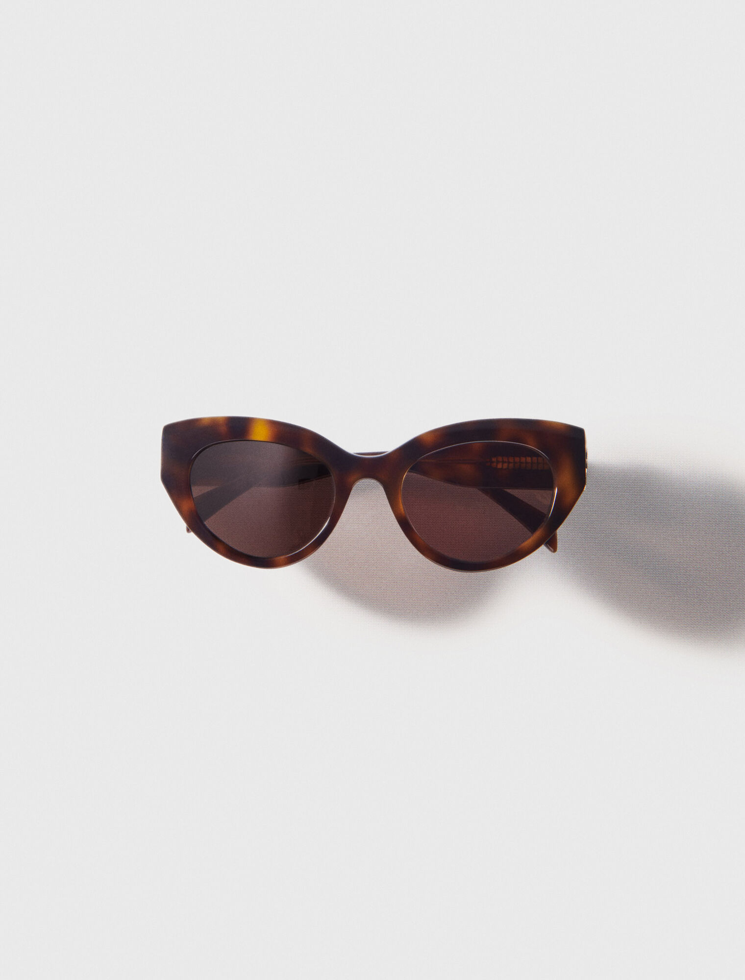 Occhiali cat-eye in acetato