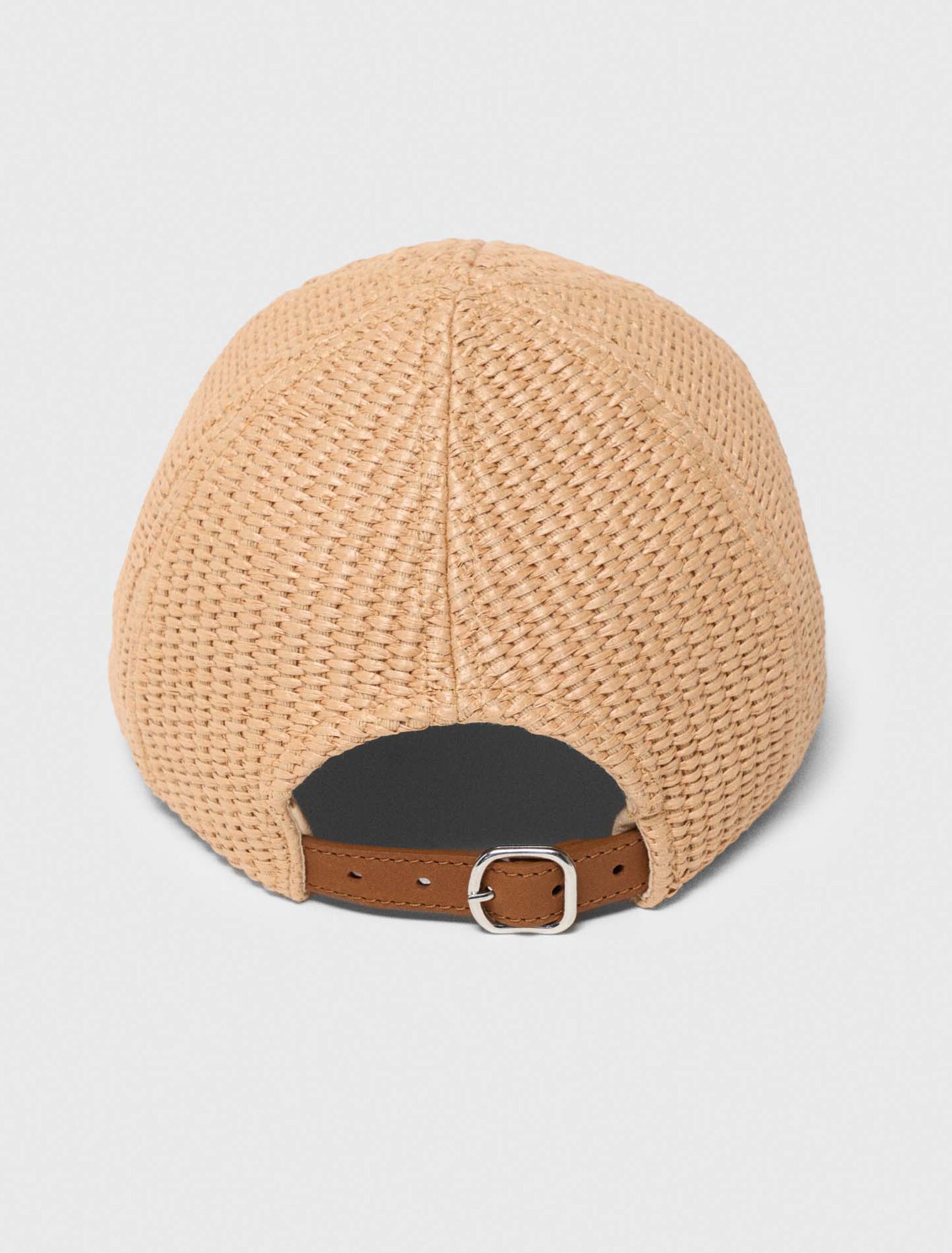 Cappello effetto materiale naturale