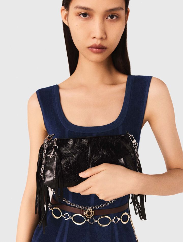 Pochette Miss M pouch pelle vernice