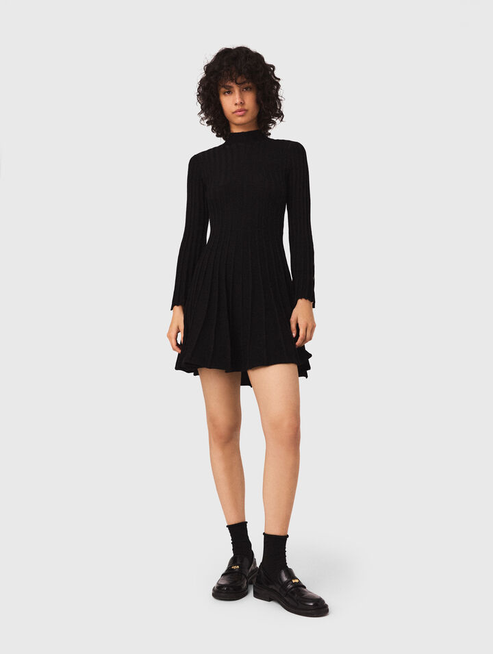 Abito corto in maglia