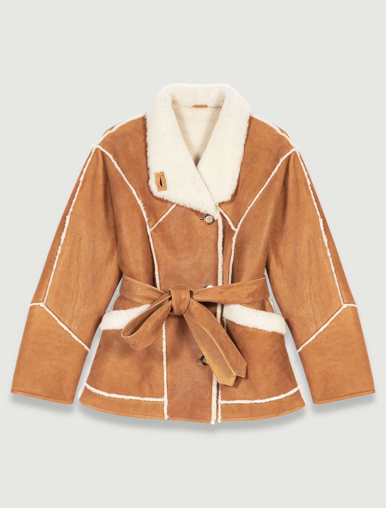 Cappotto corto in montone
