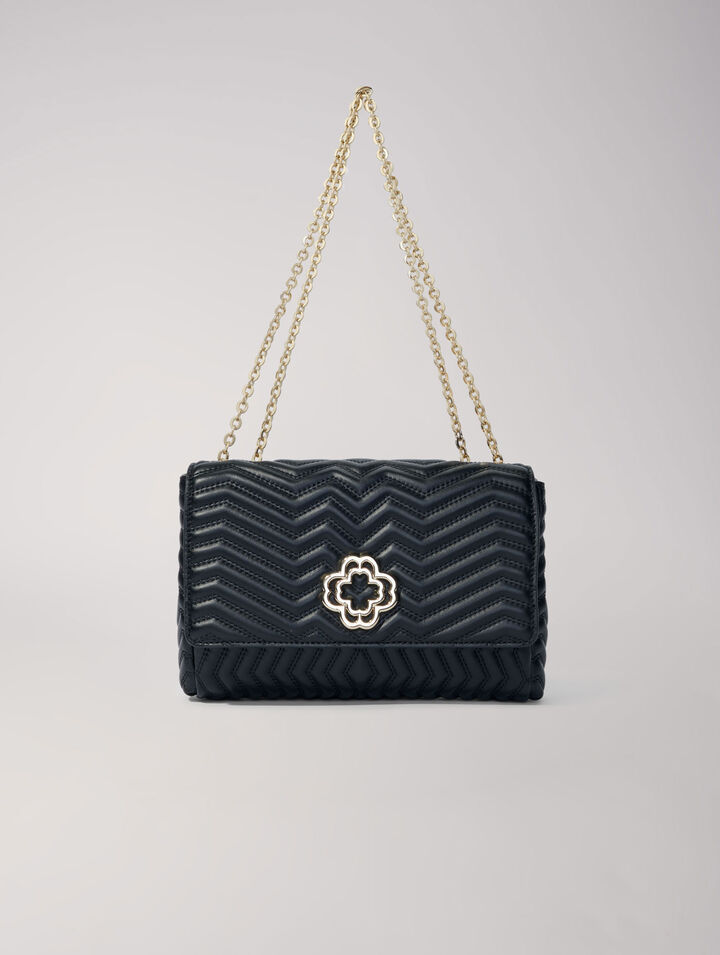 Borsa a catena in pelle