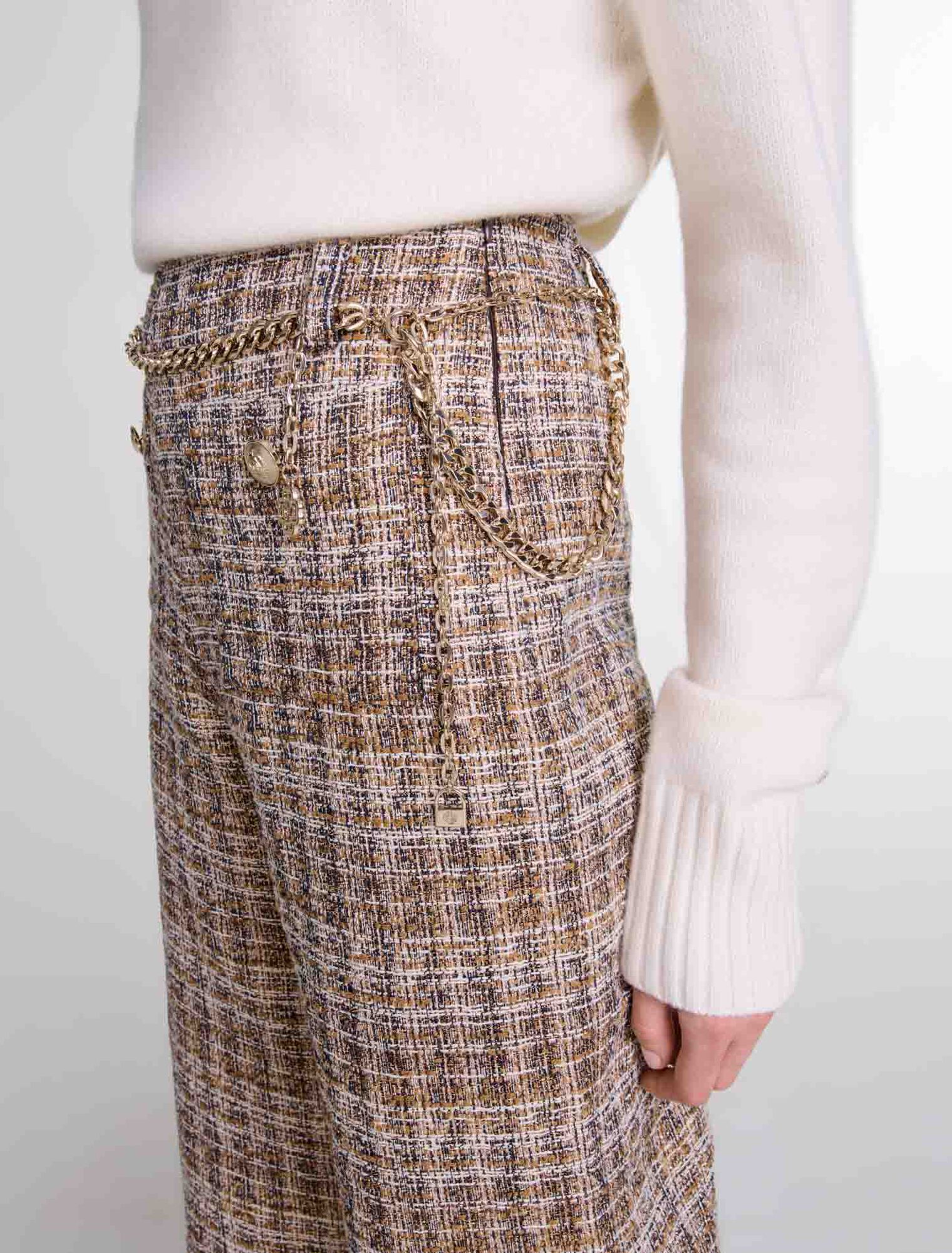 Pantaloni in tweed
