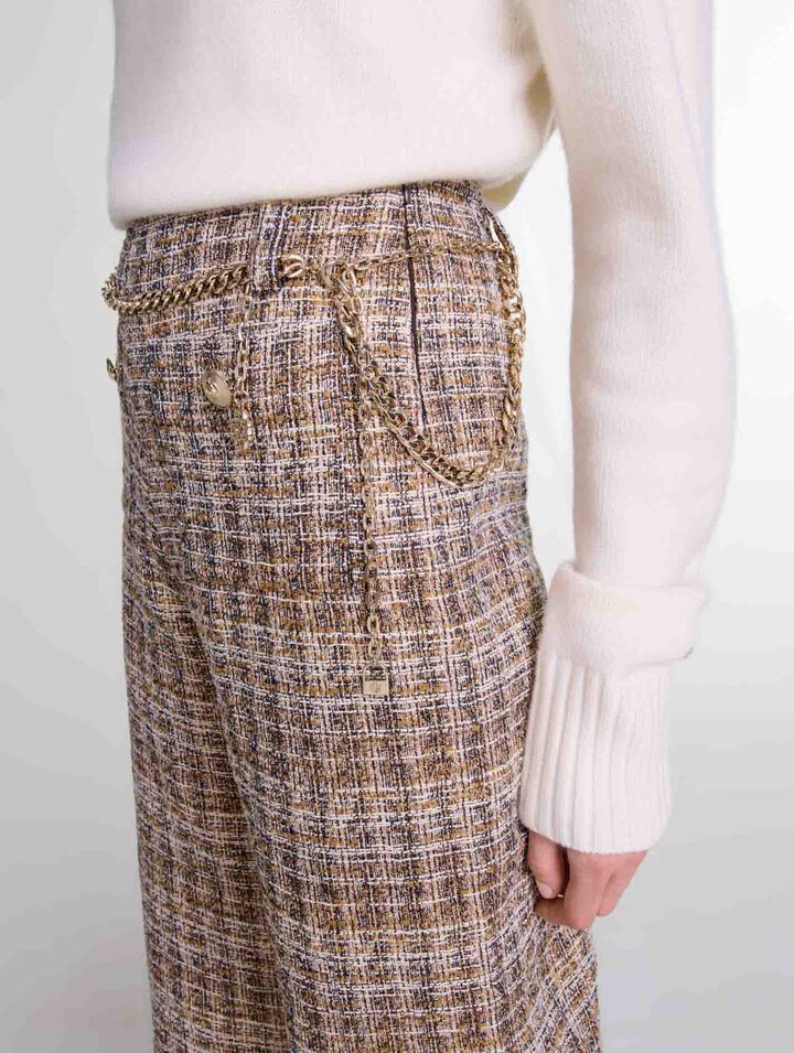 Pantaloni in tweed