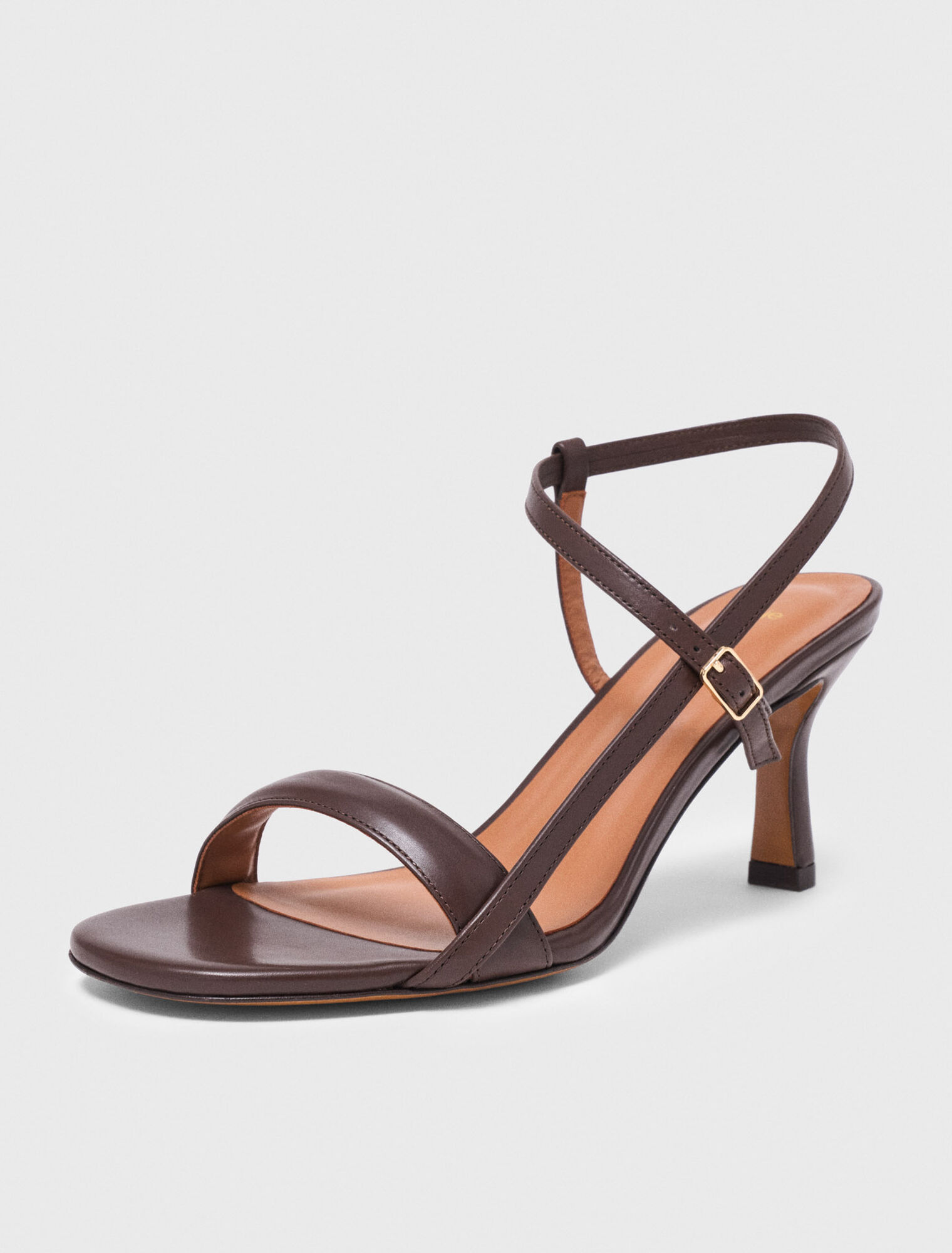 Sandali in pelle con listini