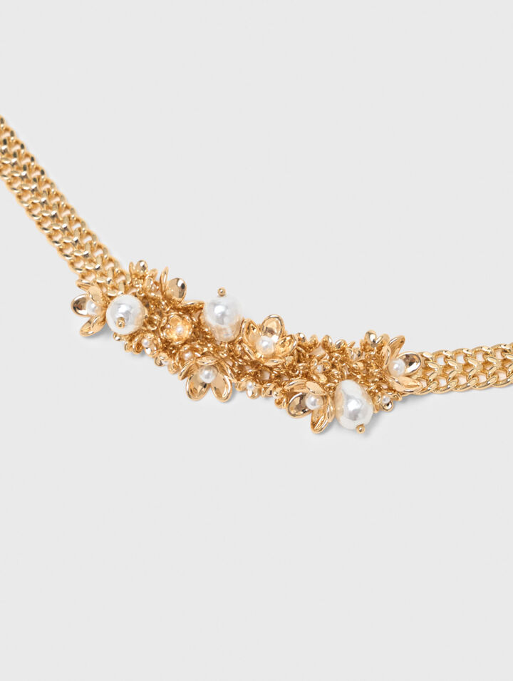 Collana asimmetrica catena larga
