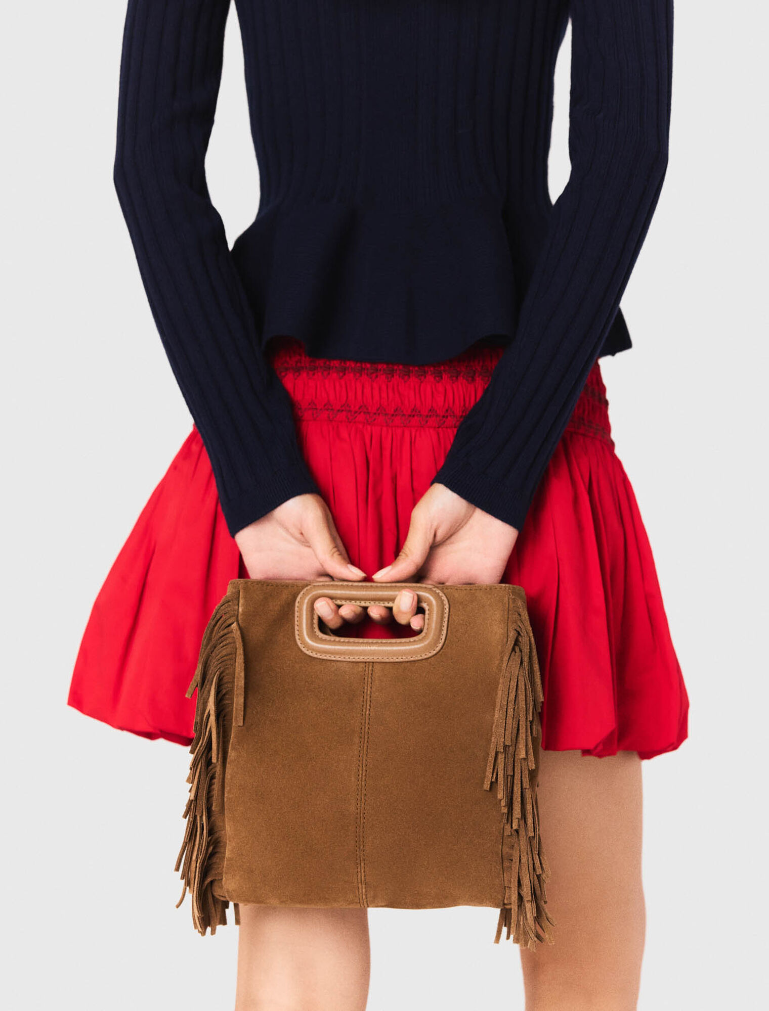 Cardigan con vita peplo