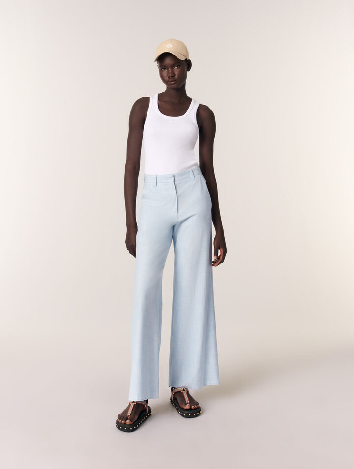 Pantaloni da tailleur larghi