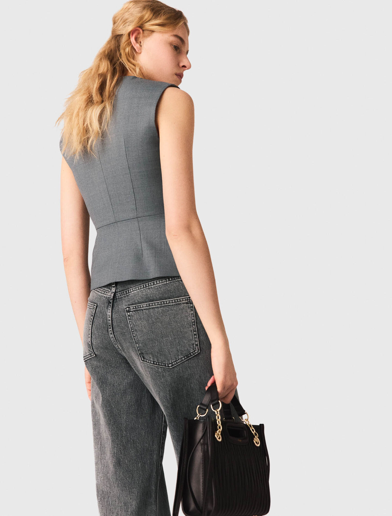 Panciotto con bottoni gioiello