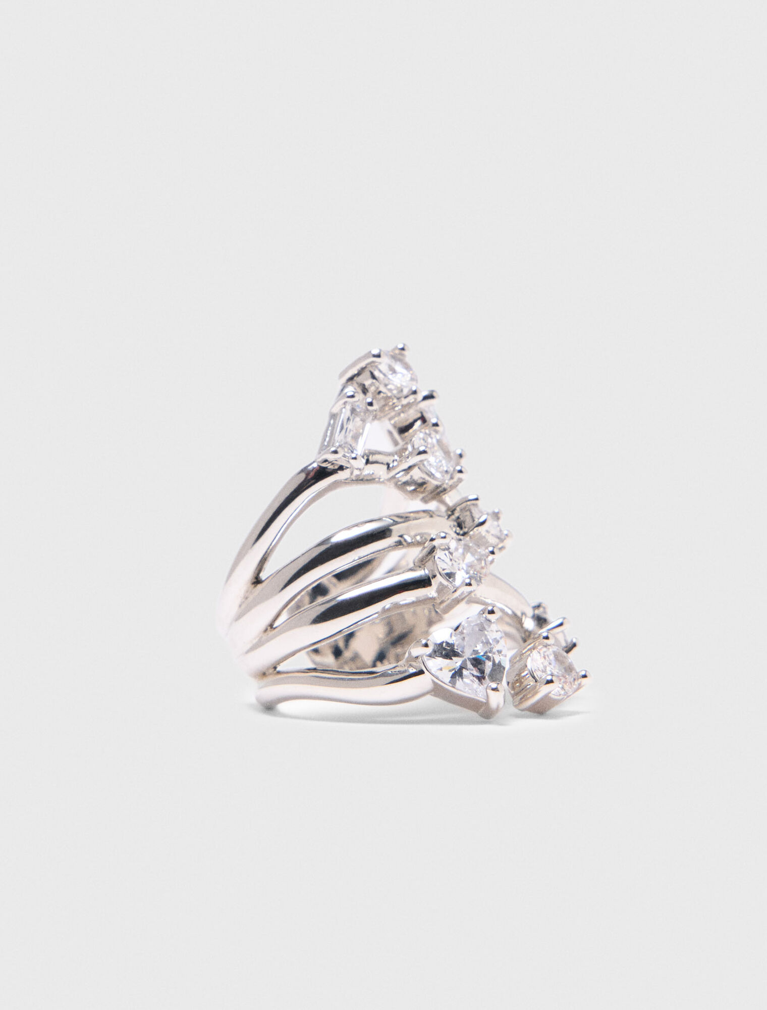 Anello multifilo con strass