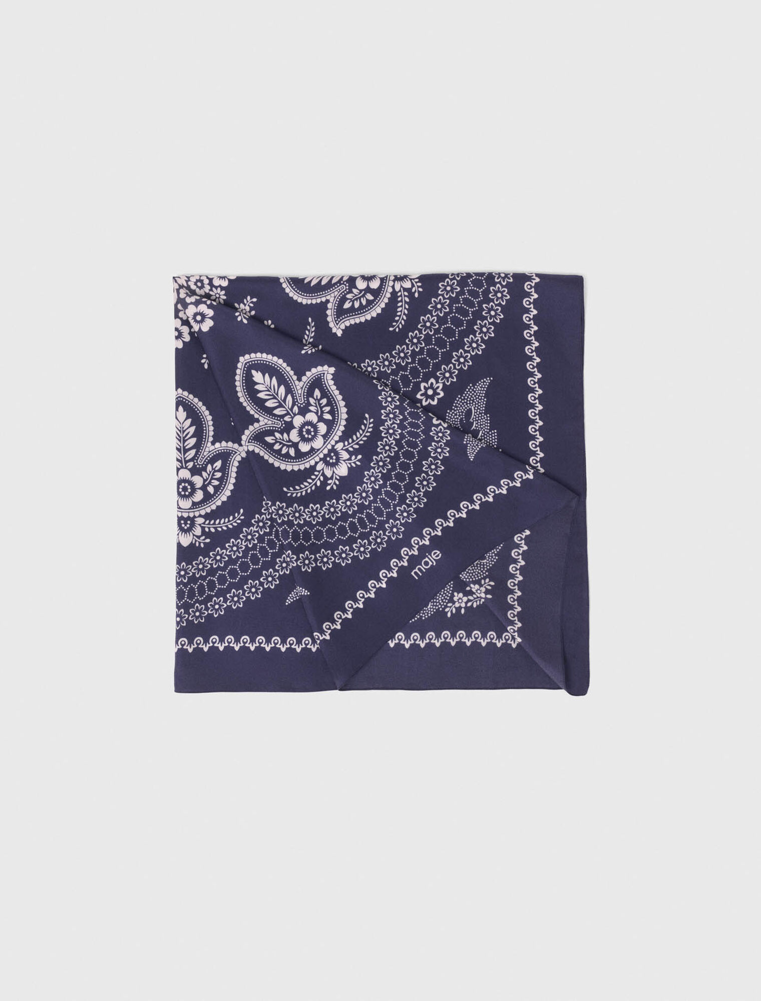 Foulard 90x90 in seta stampata