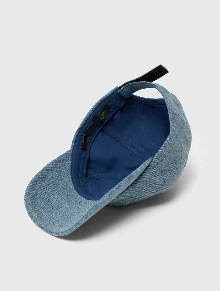 Cappellino in denim