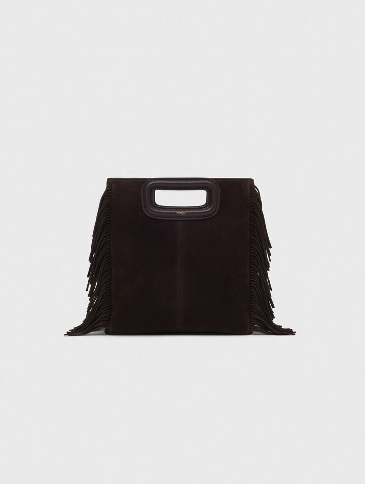 Borsa M in pelle scamosciata