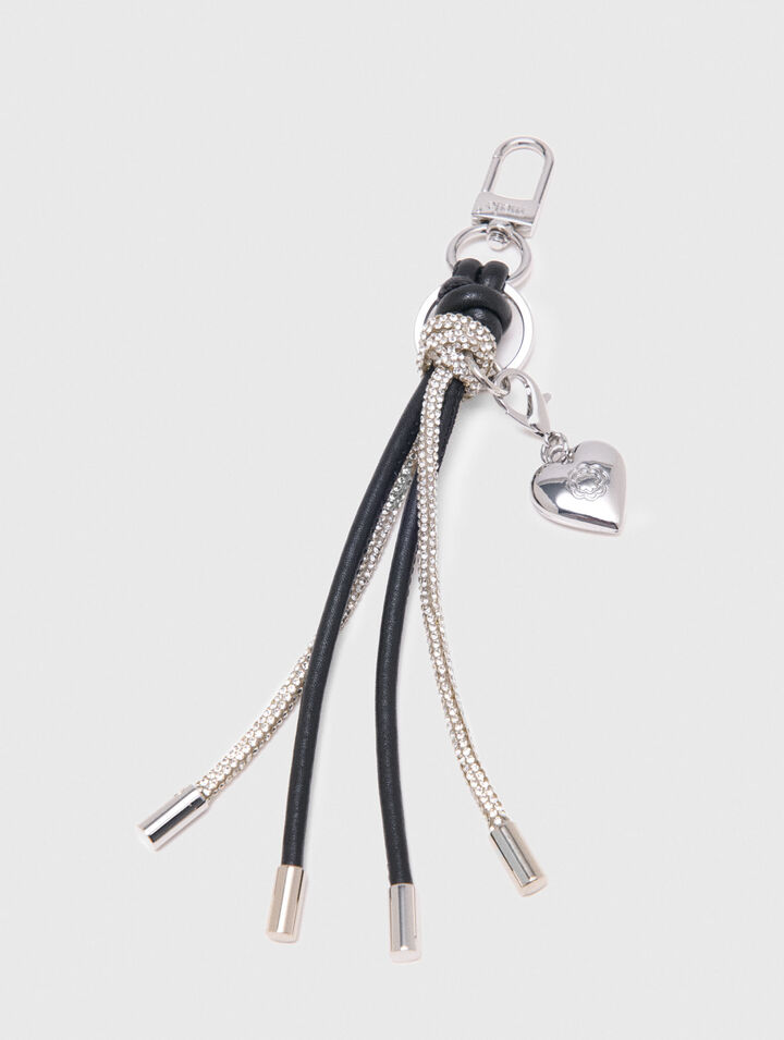 Charm da borsa con strass