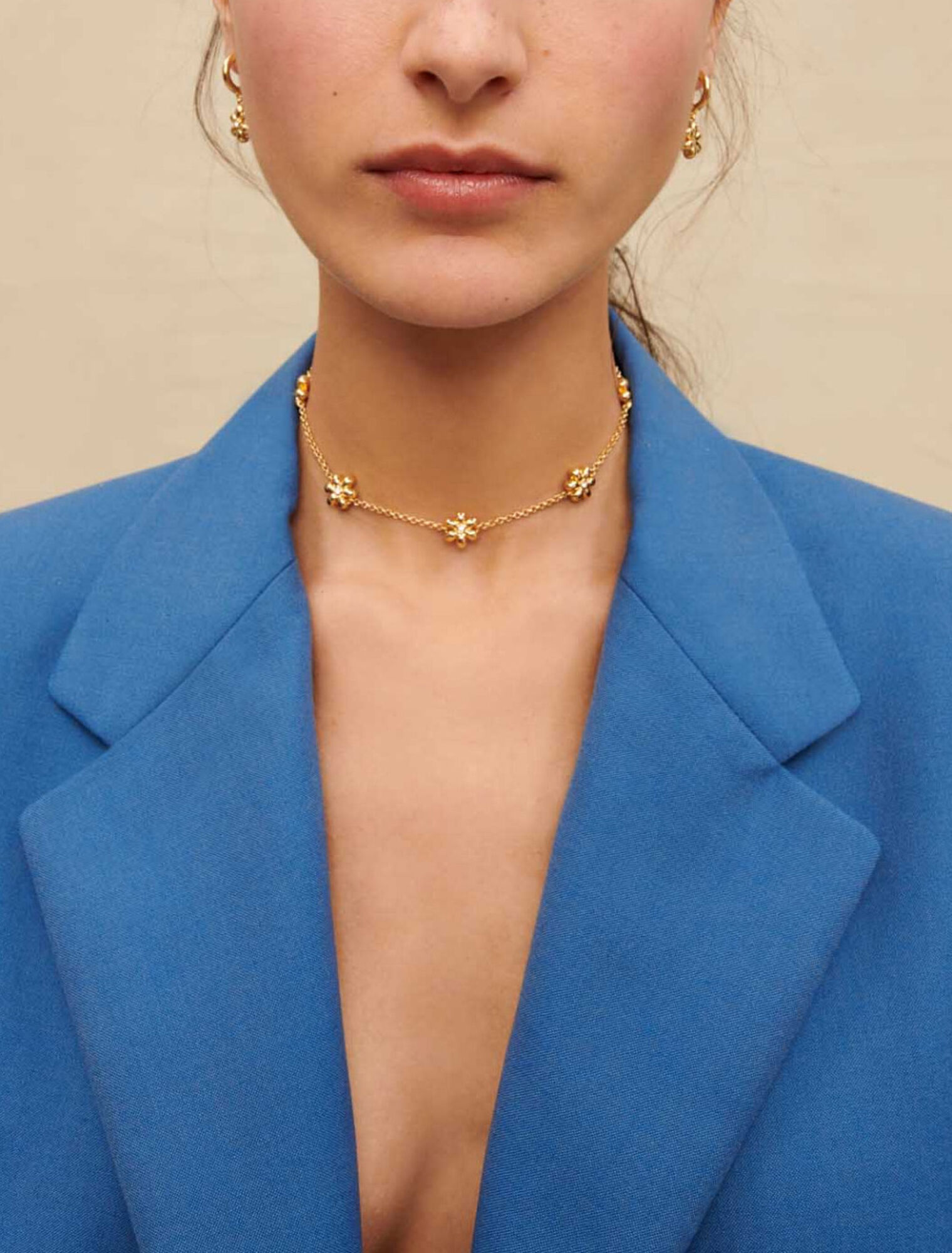 Giacca dritta blu