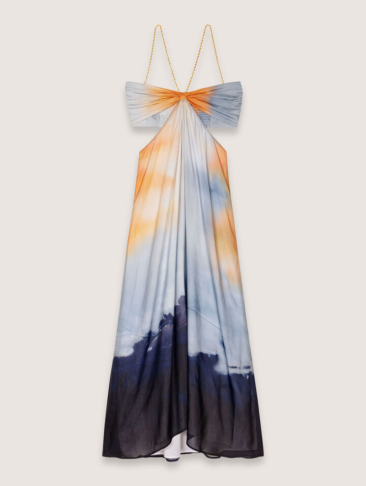 Abito lungo tie & dye