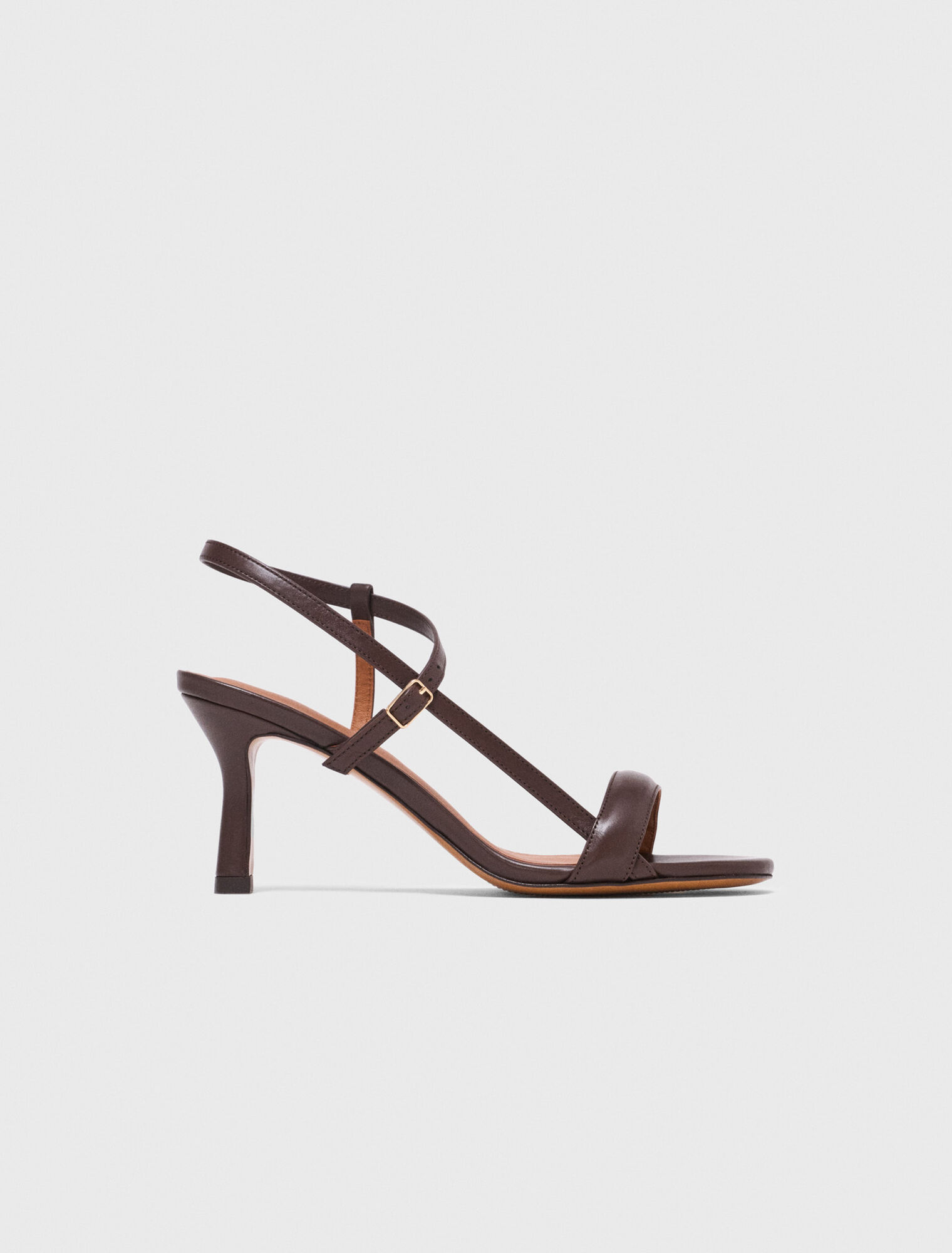 Sandali in pelle con listini
