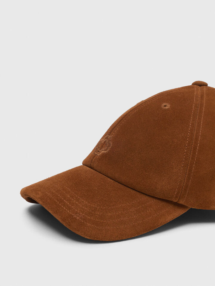 Cappellino in suede