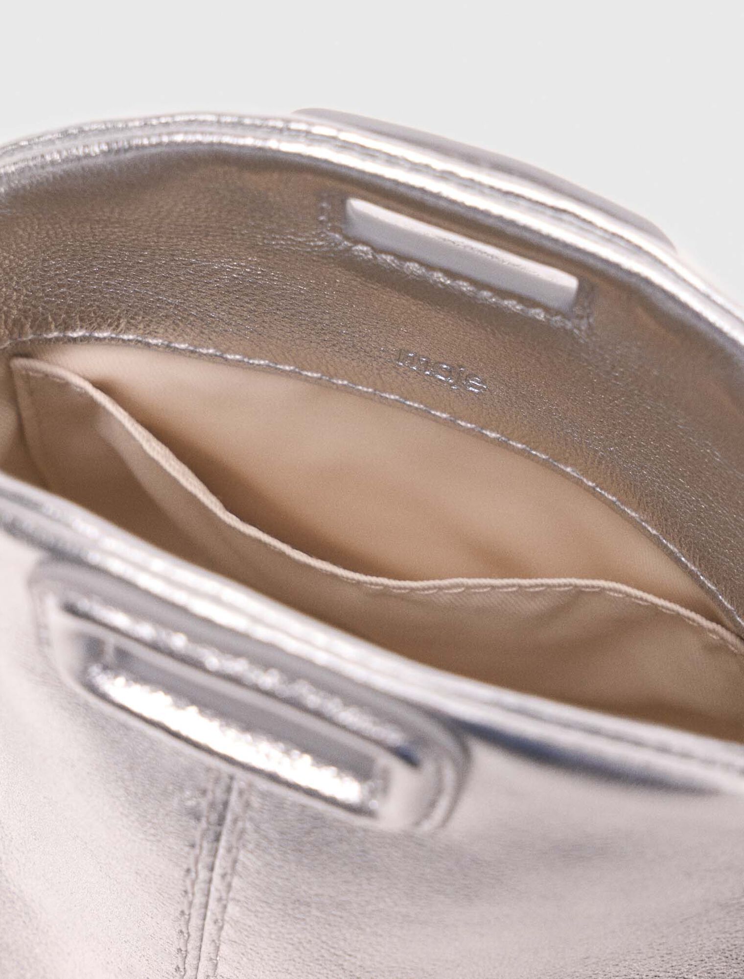 Borsa Miss M micro pelle metalliz.