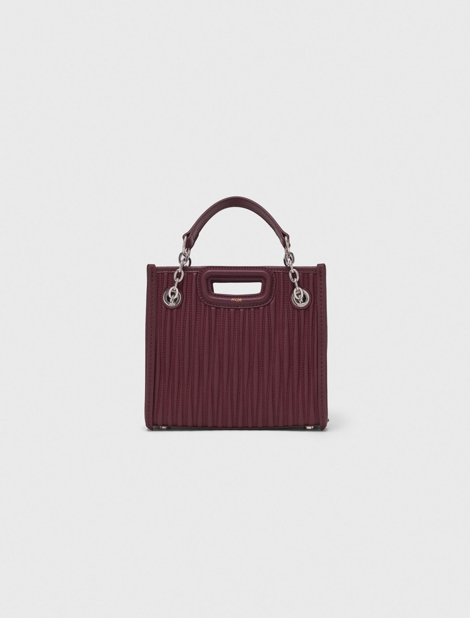 Mini borsa tote in pelle trapuntata