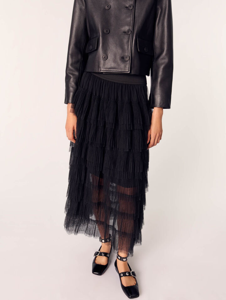 Gonna midi in tulle