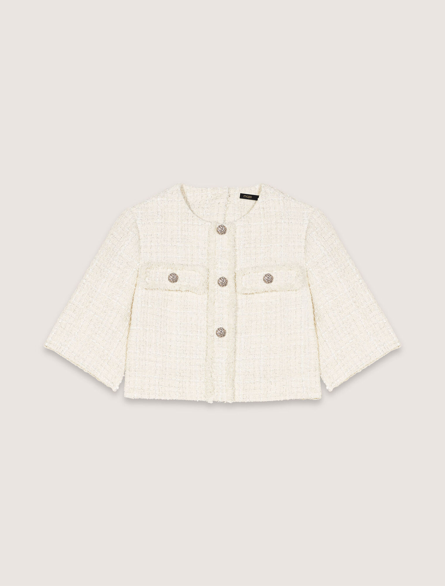 Abito corto 2 in 1 in tweed